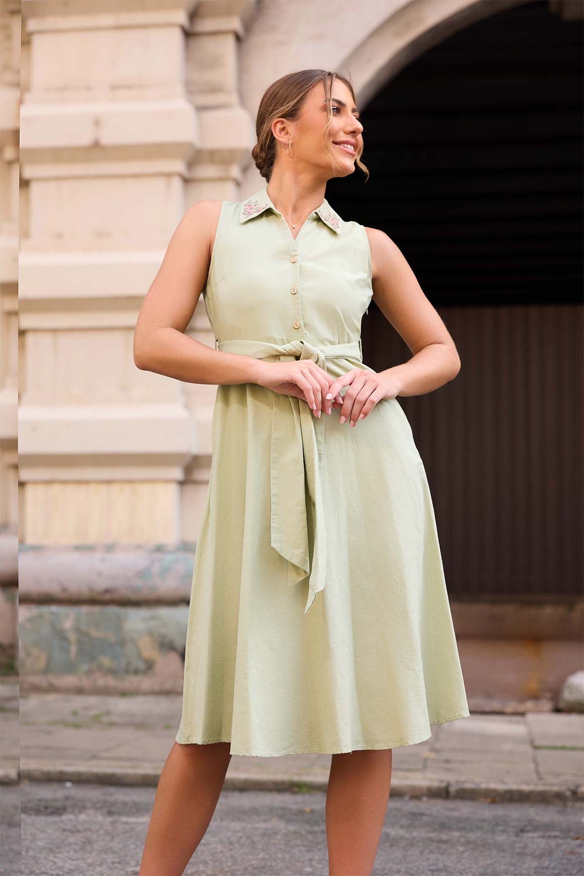 Yara Linen Dress