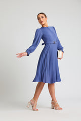 Vienna Grace Pleated Dress