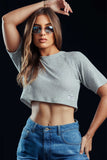 SCY Thermal Tee Crop Top