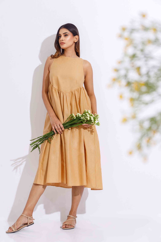 Serena Belle Linen Dress