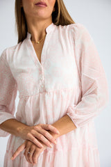 Nora Frill Midi Dress