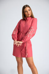 Maya Floral Emb Short Dress