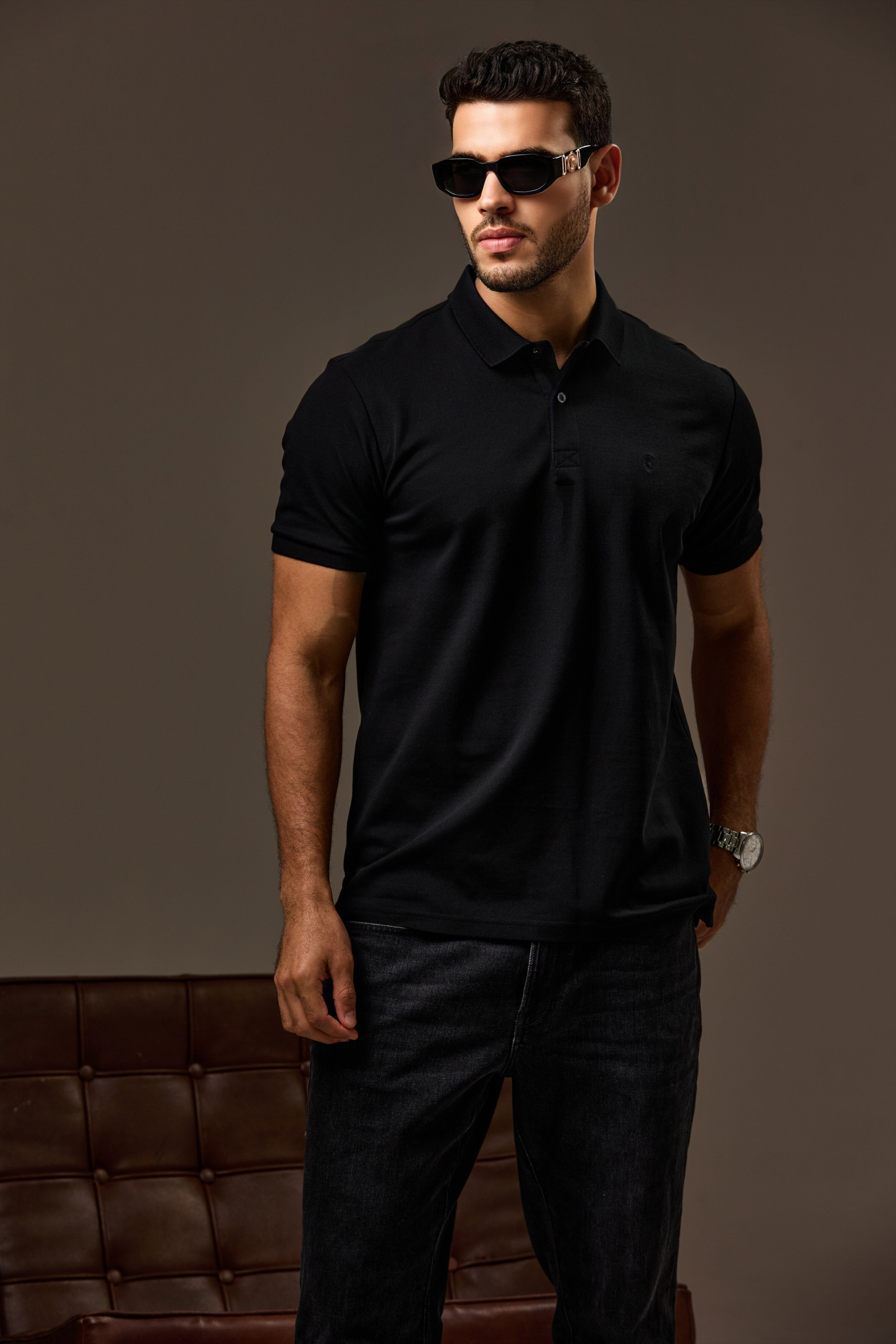 The Contrast Edge Polo
