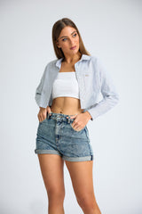 Striped Crop Top