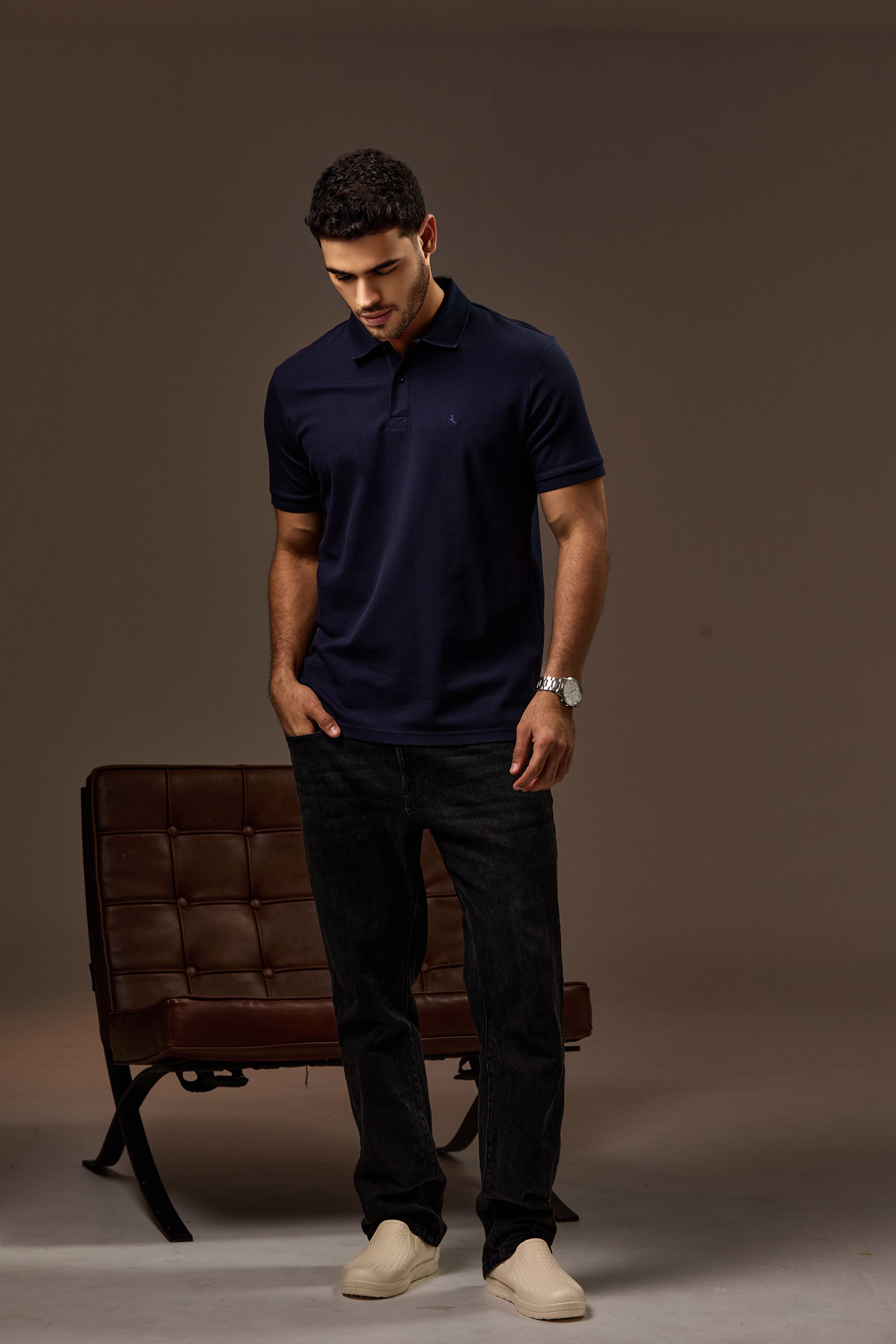 The Contrast Edge Polo