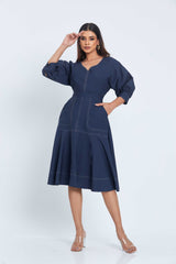 Camila Puff Sleeve Dress