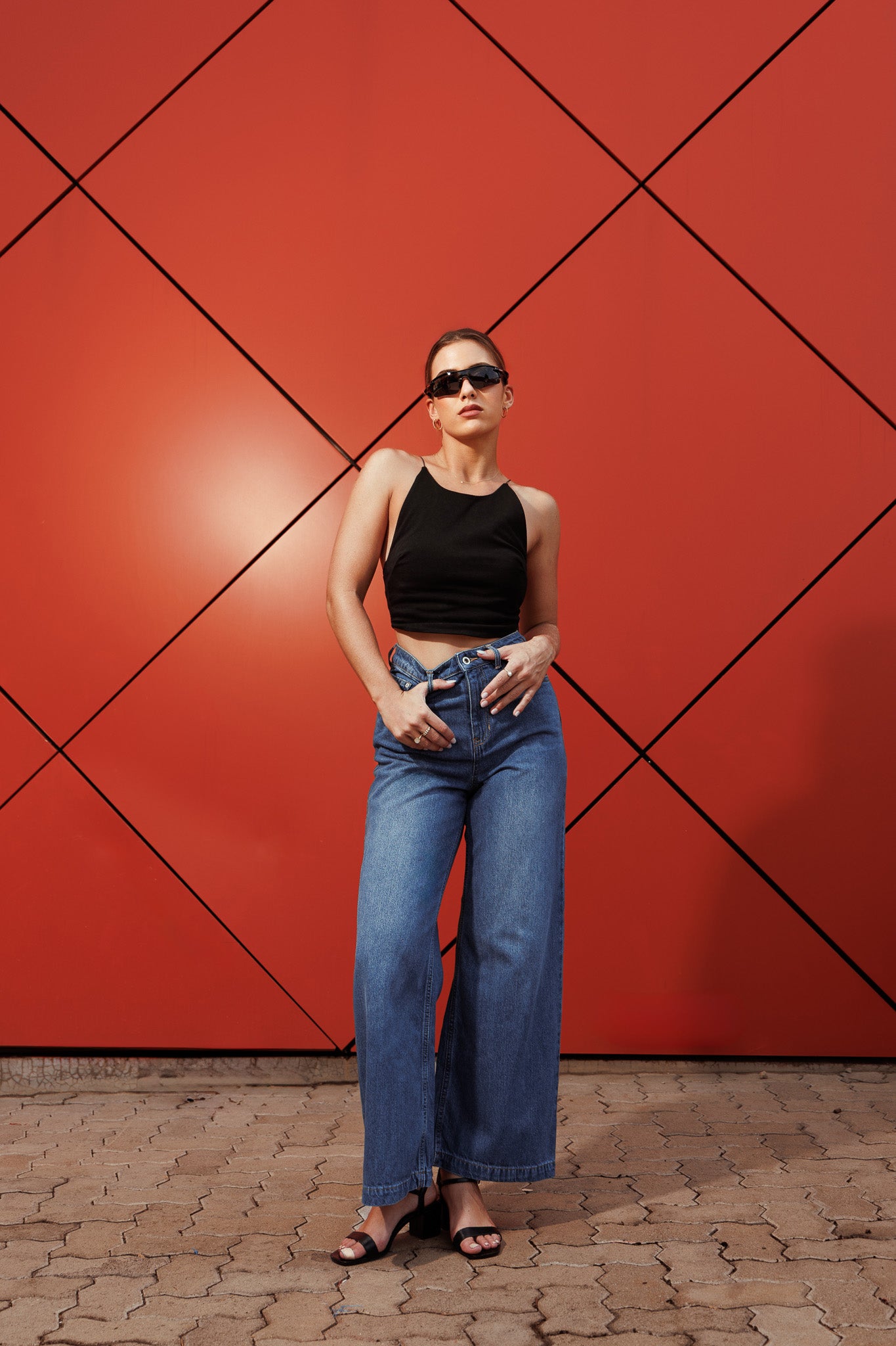 High-Rise Vintage wide Jeans