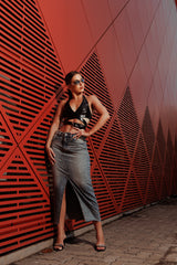 Twist Front Skirt