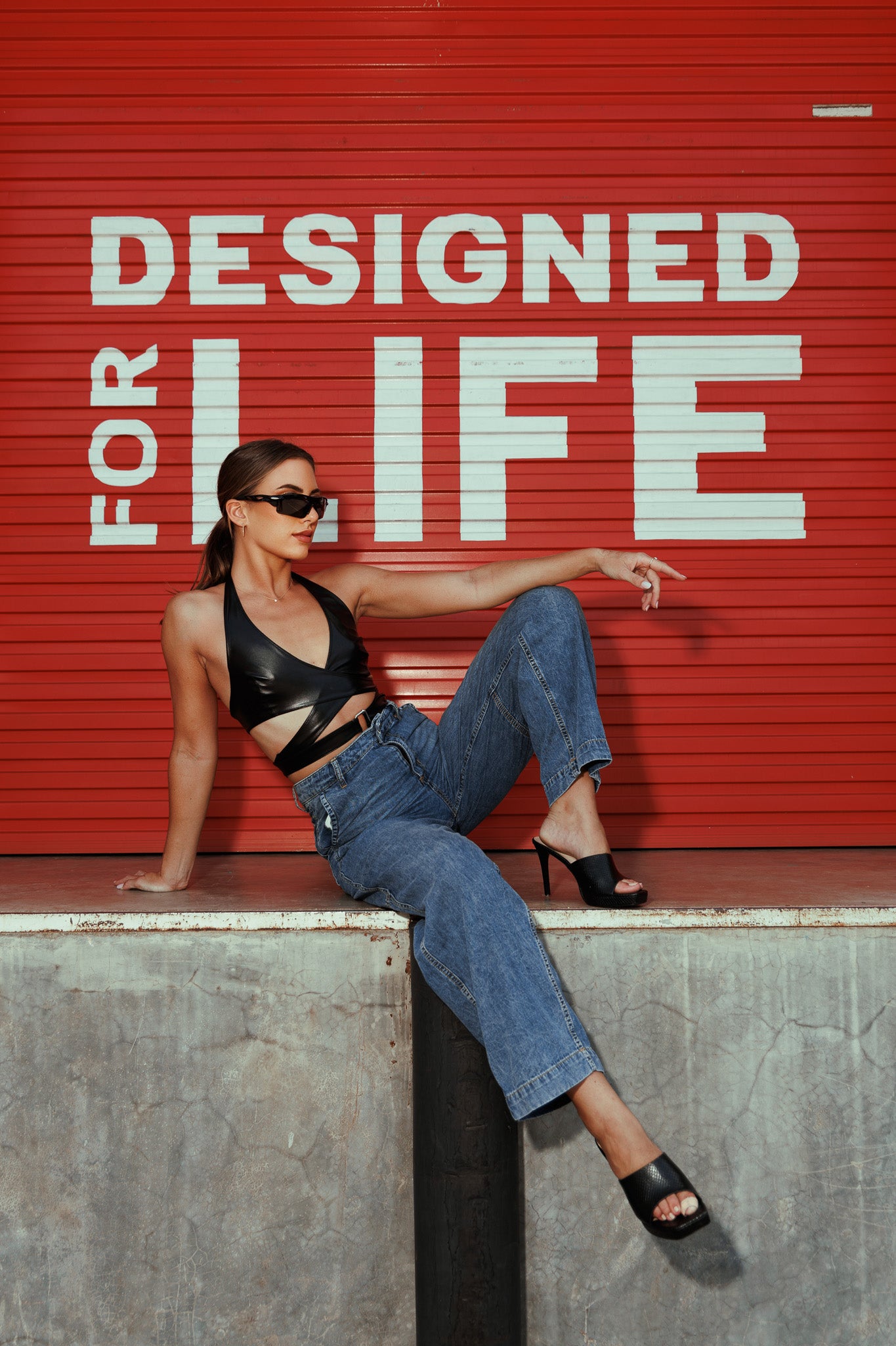 Downtown Ease Baggy Wide-Leg Jeans