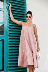 Barely Blush Midi Dress