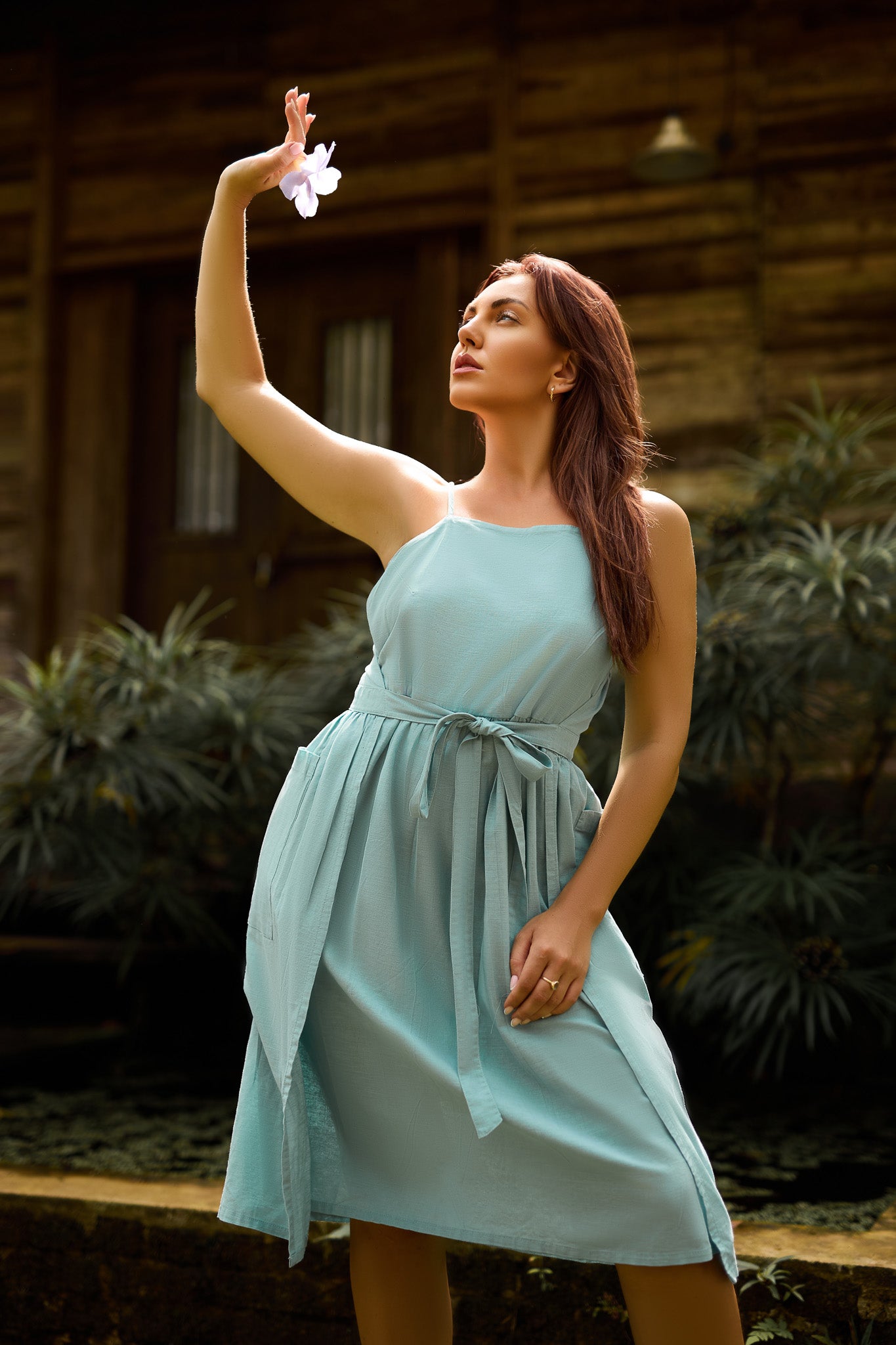 Briar Bloom Linen Dress