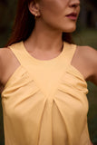 Blush Fern Linen Dress