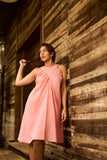 Blush Fern Linen Dress