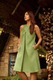 Blush Fern Linen Dress