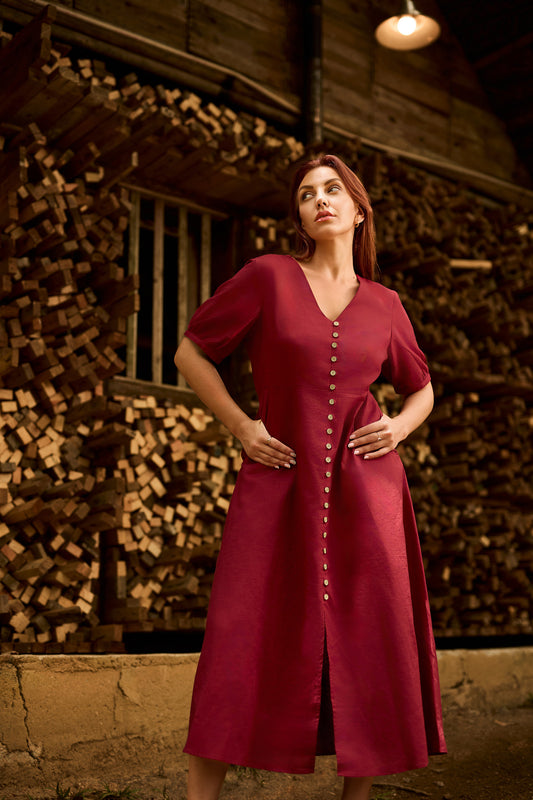 Faye Linen Dress