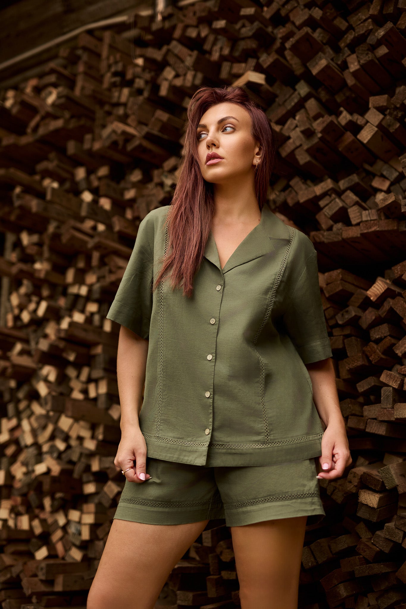 Zaya Bloom Linen Shirt