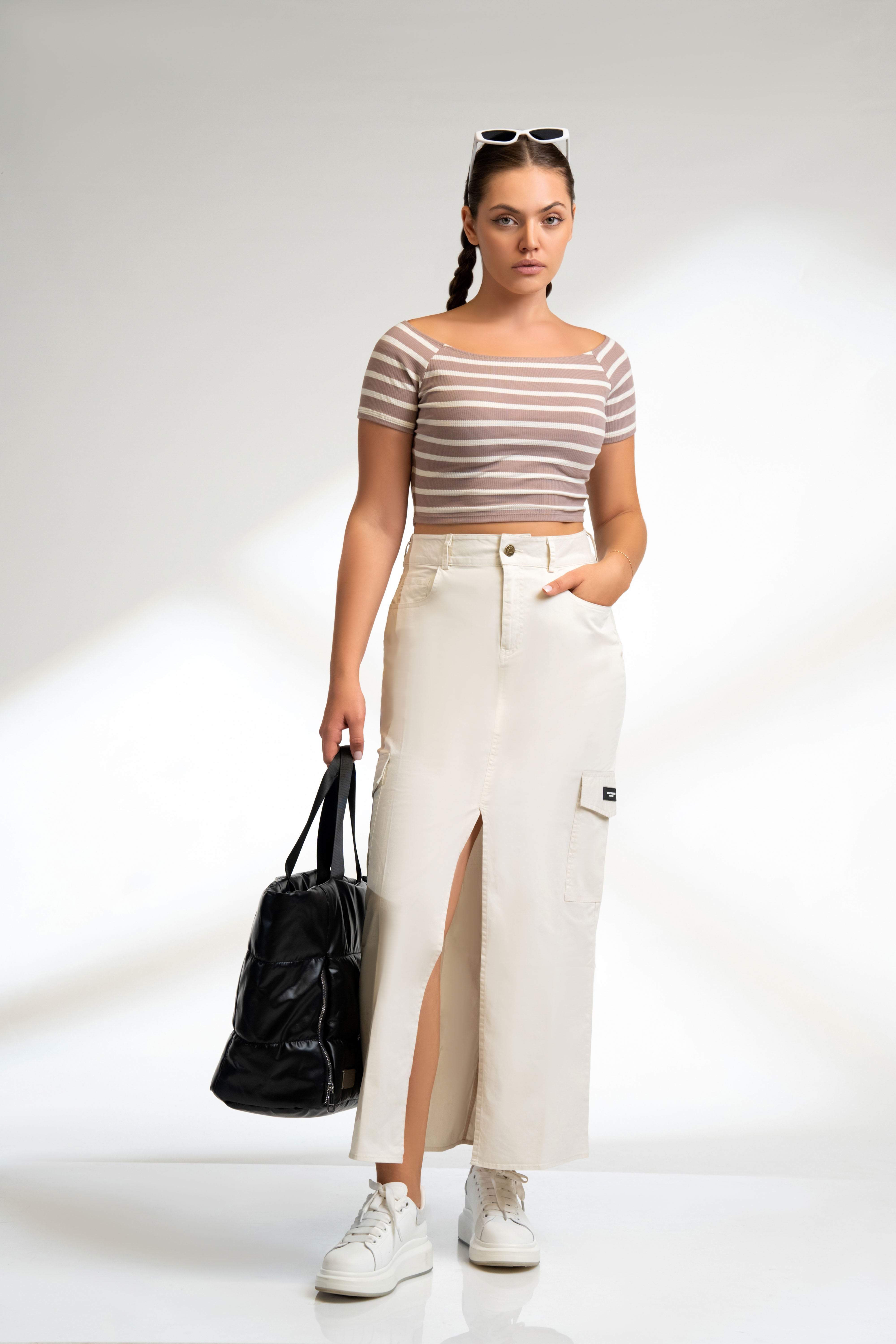 The Horizon Off-Shoulder Crop