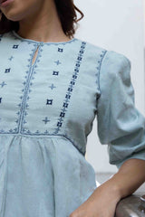 Dreamy Star Linen Dress