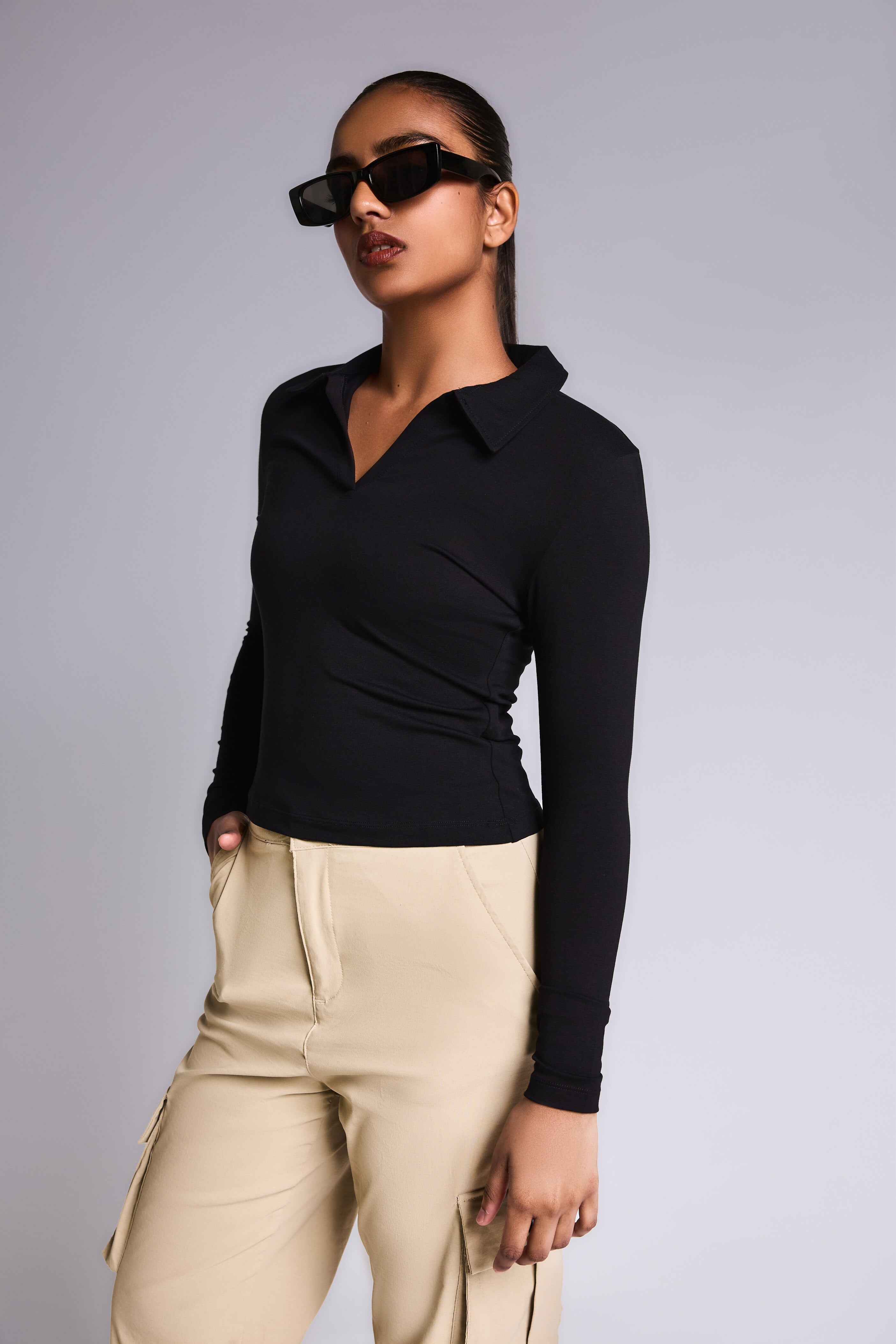 Evi Long Sleeve Polo