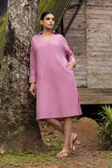 Graceful Weaves Linen Dress