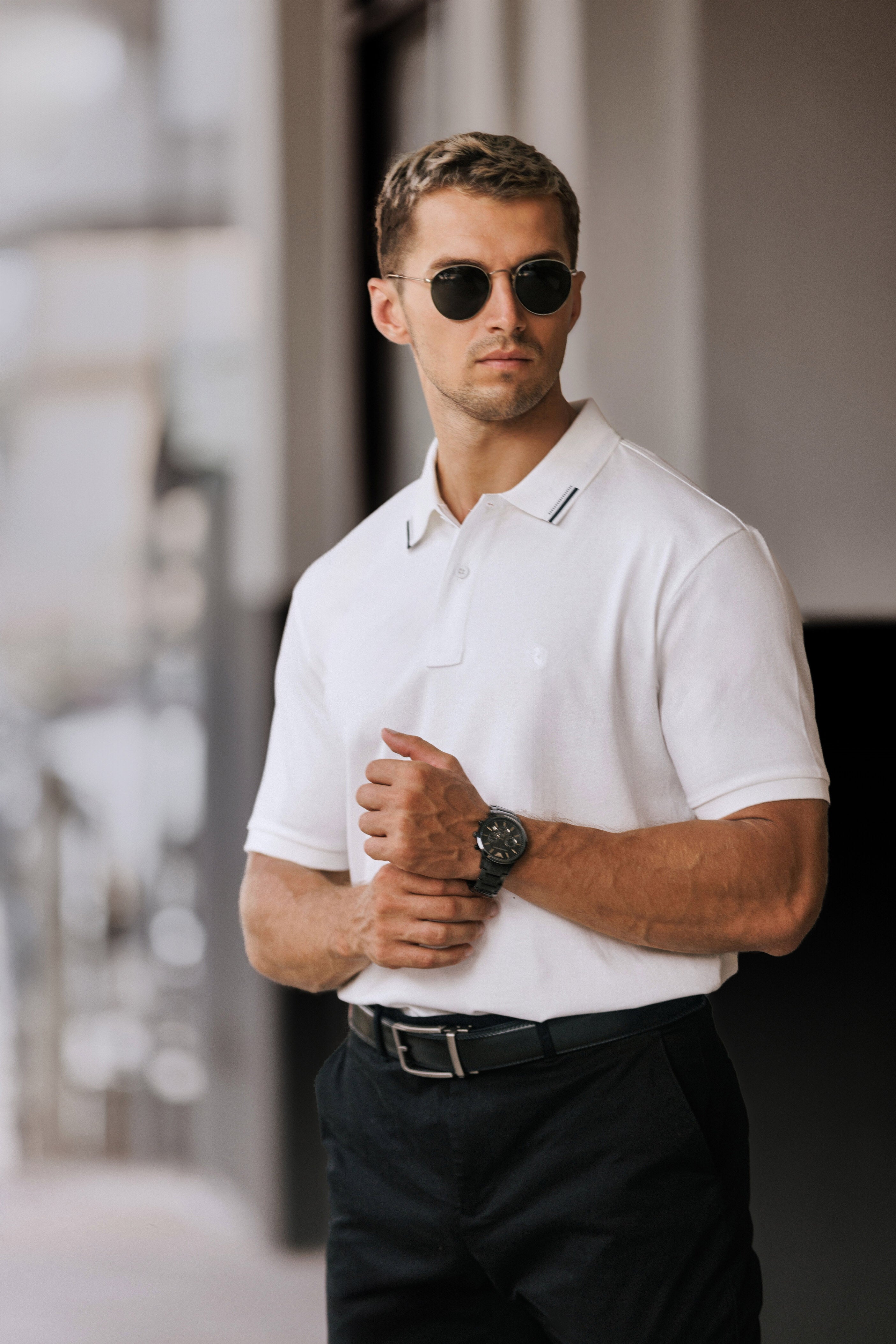 The Refined Tipped Collar Polo
