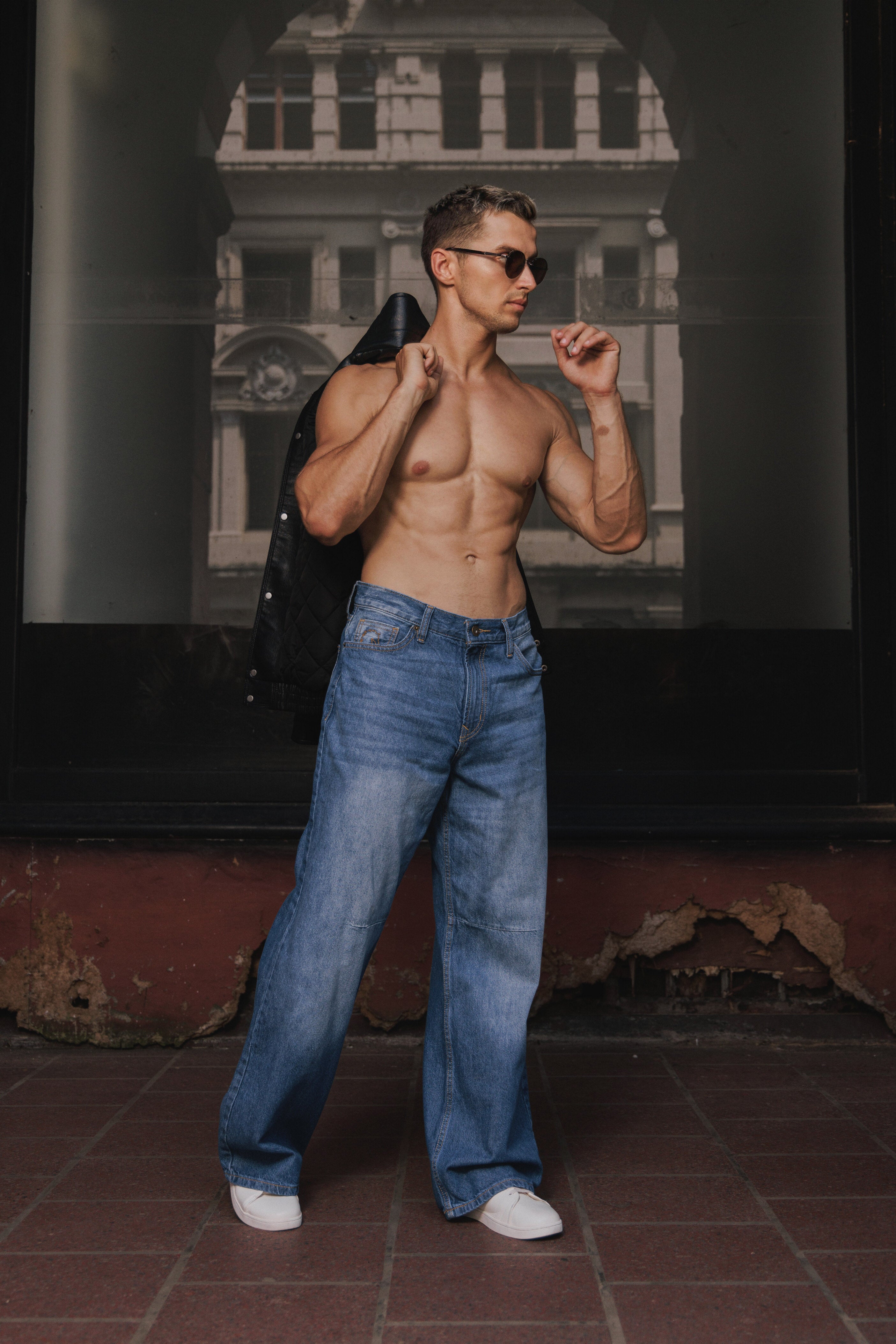 Core Flow Wide-Leg Denim