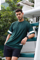 Own the game over sized printed tee SCY range - Green