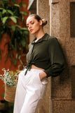 Noah Front Tie Top