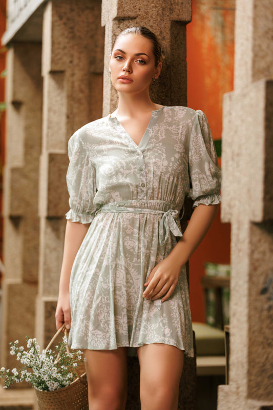 Petal Play Short Dress