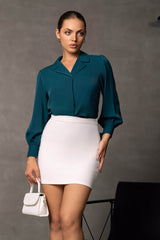 Executive Long Sleeve Collared Top