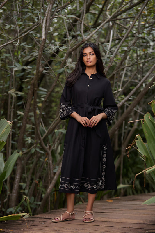 Zinnia Rae Linen Dress