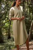 Nuvia Linen Shirt Dress