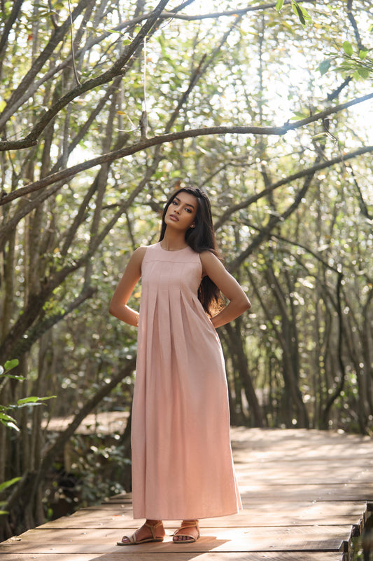 Rosalie Fern Linen Dress