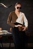 Color Block Two Way WW Crop Blazer