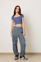Squared Off Rib Tee