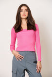 Squared Off Rib Tee