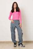 Squared Off Rib Tee
