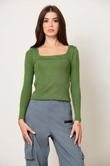 Squared Off Rib Tee
