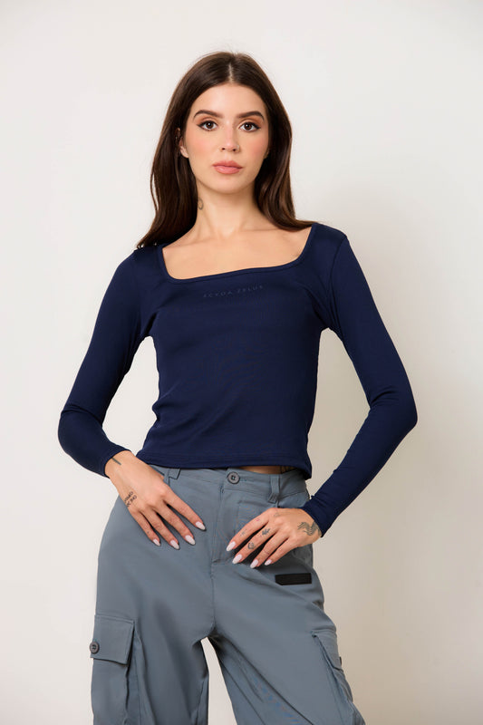 Squared Off Rib Tee