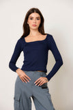 Squared Off Rib Tee
