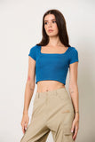 Squared Off Rib Tee