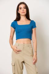 Squared Off Rib Tee