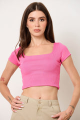 Squared Off Rib Tee