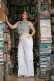 Nomi Earth Linen Cargo Pant