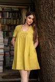 Boehme Solstice Linen Dress
