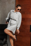 Classic Shirt Collar WW Dress