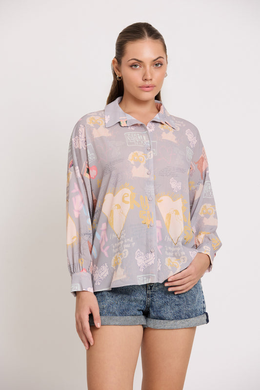 Lora Button Down Shirt