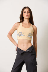 Skeleton Grip Sport Bra