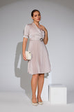 Pleated Reverie Midi Dress