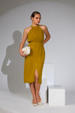 Golden Soul Midi Dress